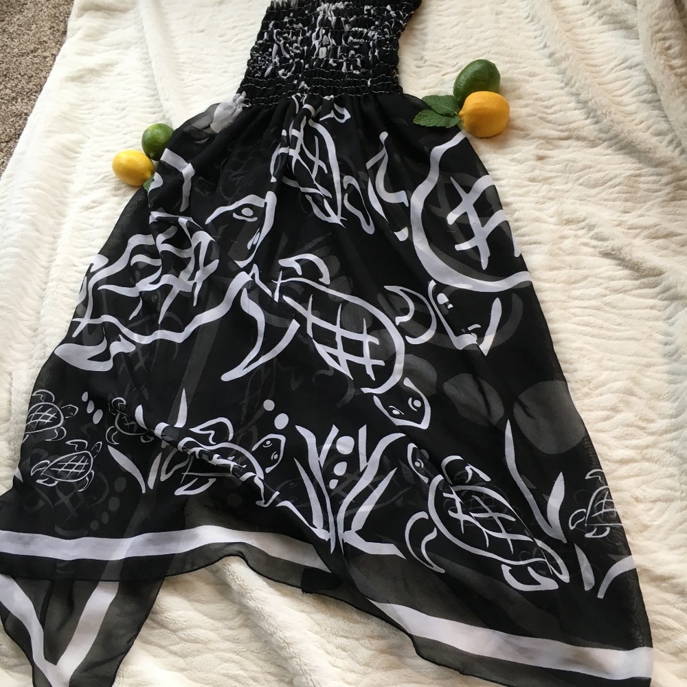 Sheer bathing suit cover up